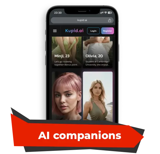 Your potential AI companions in Kupid AI