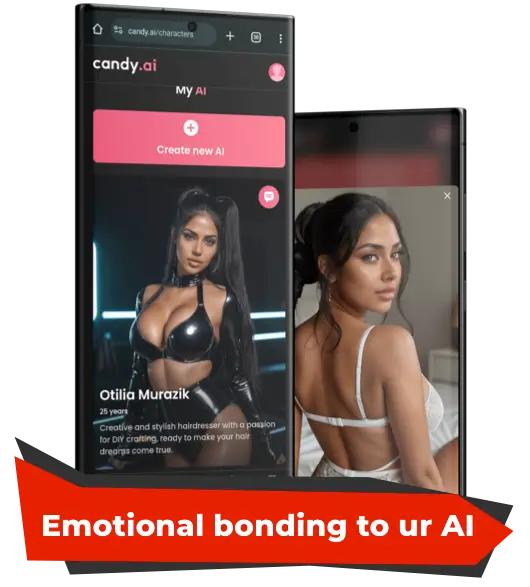 Emotional bonding with an AI created girlfriend in Candy AI