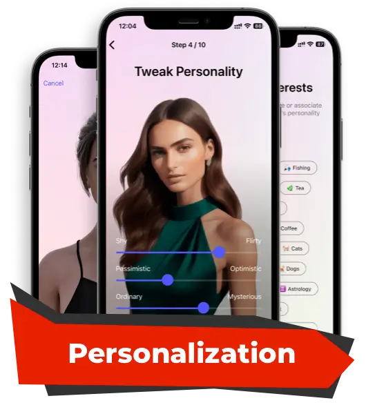 Personalization of AI friend at anima