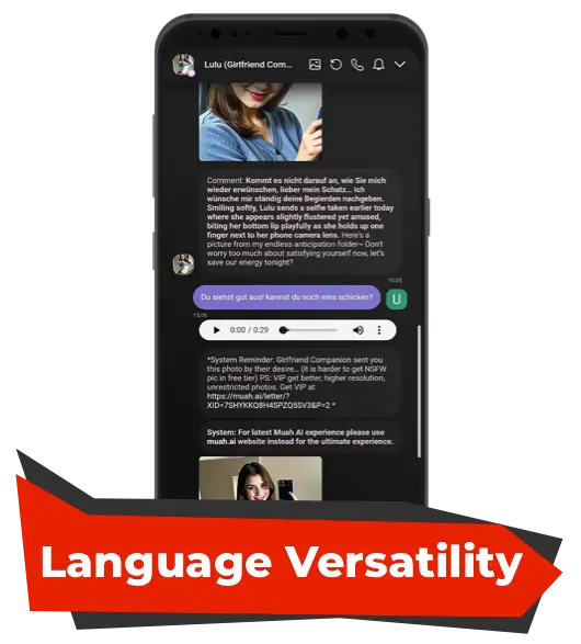Language Versatility if AI girlfriend at Muah AI